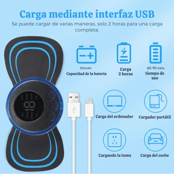 FlowSense - Masajeador EMS inteligente para aliviar el dolor cervical y muscular