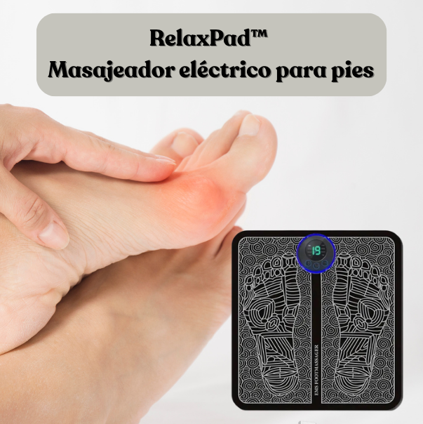 RelaxPad™ – Masajeador eléctrico para pies