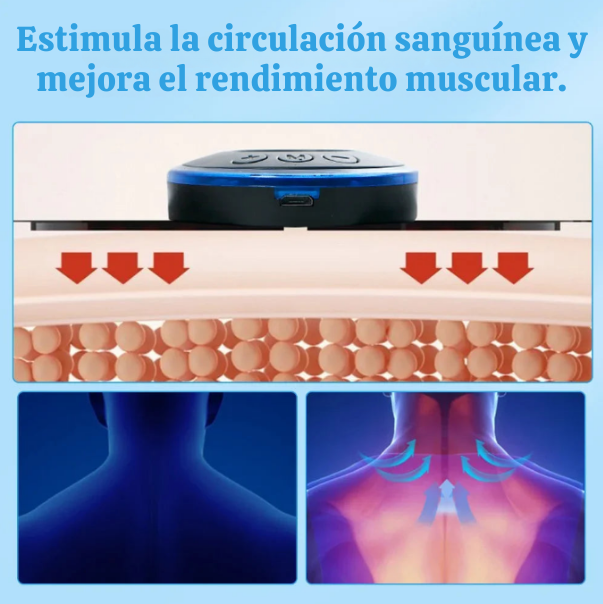 FlowSense - Masajeador EMS inteligente para aliviar el dolor cervical y muscular