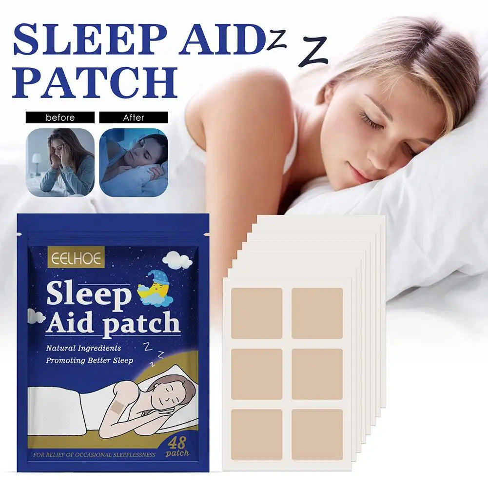 48pcs Insomnia Treatment Relieve Anxiety Decompression Headache Neurasthenia Soothing Plasters Body Relaxing Help Sleeping Patch