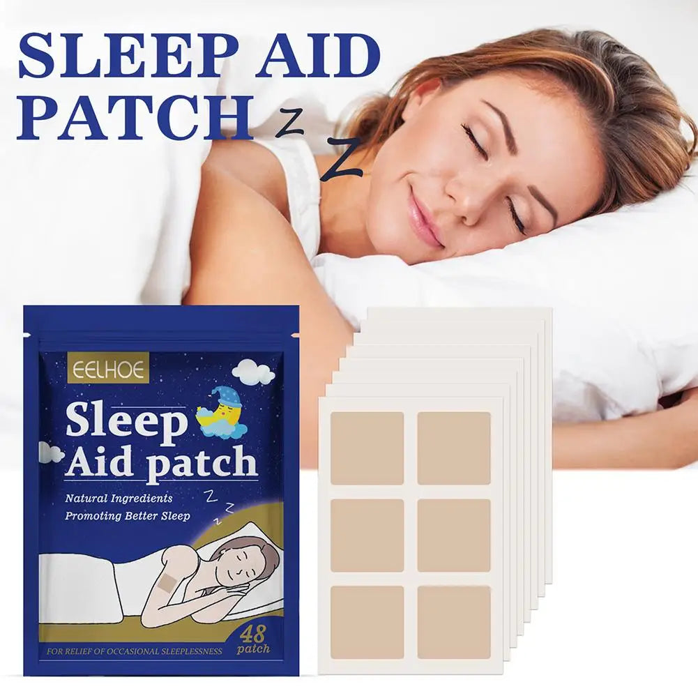 48pcs Insomnia Treatment Relieve Anxiety Decompression Headache Neurasthenia Soothing Plasters Body Relaxing Help Sleeping Patch