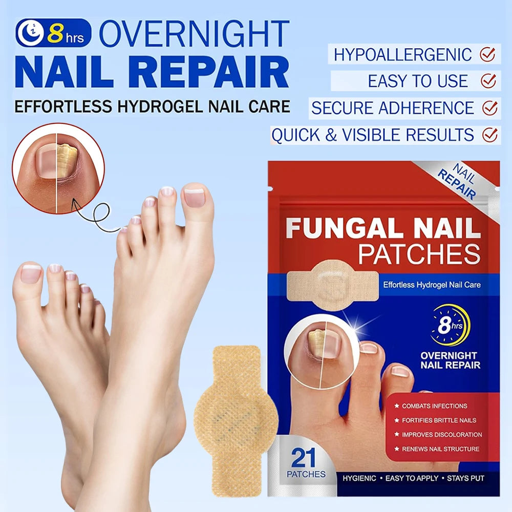 Nail Repair Patch Grey Fungal Nails Thickening Soft Paronychia Treatment Anti Infection Correction Sticker Ingrown Toenail Care