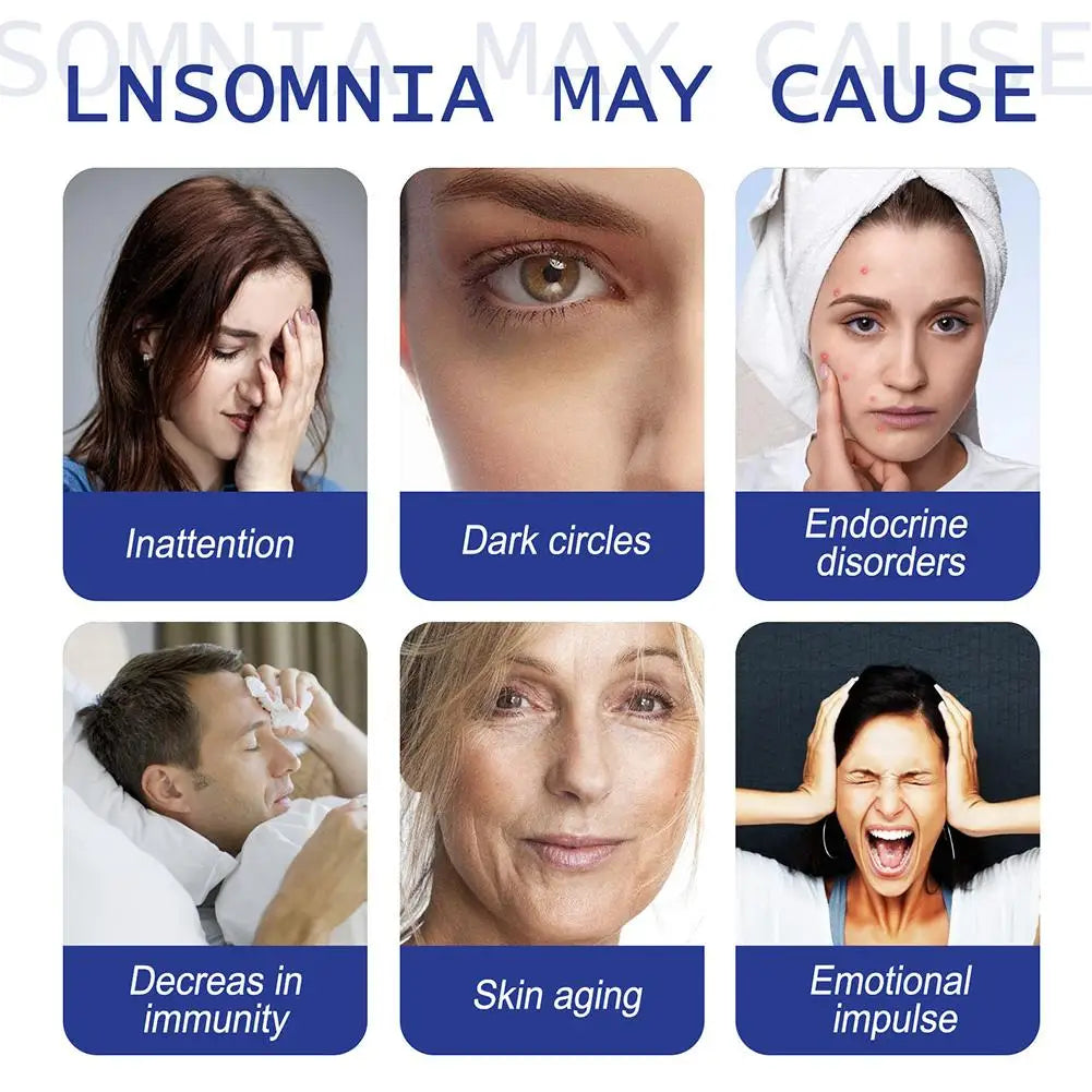 48pcs Insomnia Treatment Relieve Anxiety Decompression Headache Neurasthenia Soothing Plasters Body Relaxing Help Sleeping Patch